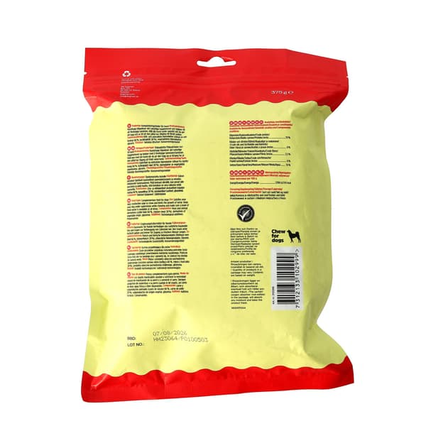 Tuggpinnar med Kyckling 375g 12cm Vit