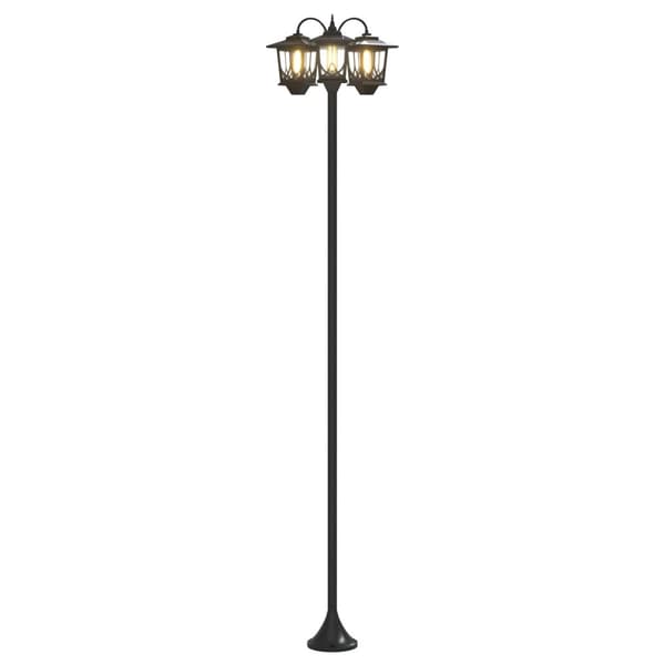 Utomhus Solamp with LED Bulb Svart