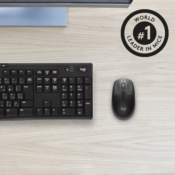 Logitech M190 datormöss Ambidextrous RF Trådlös Optisk 1000 DPI