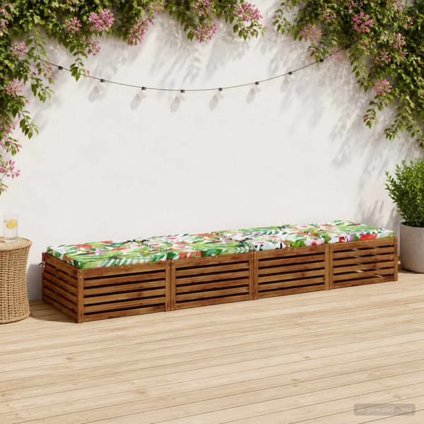 4-delade Sittdynor SOEST 4 st 100% Polyester Flerfärgsdesign