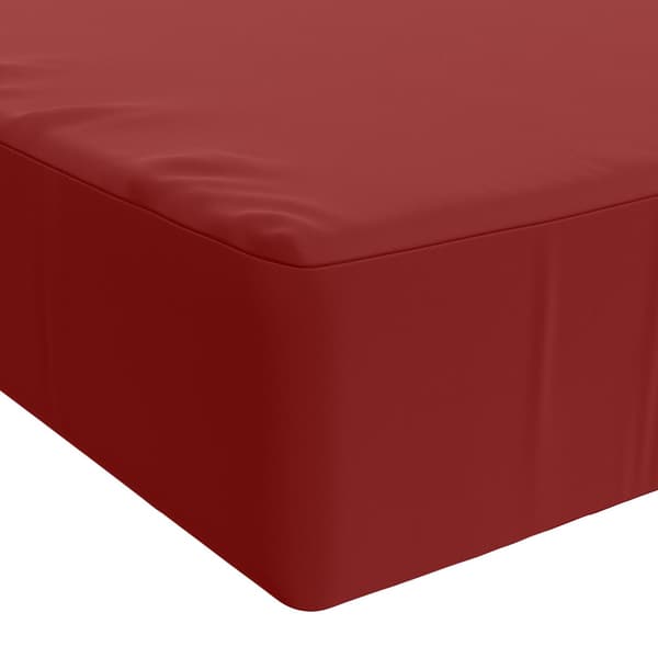 Sittkudde SOEST 100% Polyester Vinröd 120 x 60 x 15 cm