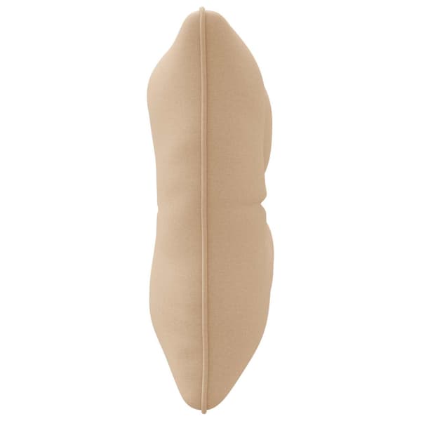 Ryggkudde PUTTEN 100% Polyester Sand 60 x 40 x 10 cm