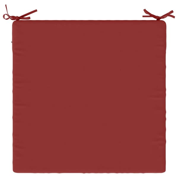 1-delad Sittdyna SOEST 100% Polyester Vinröd 70 x 70 x 5 cm