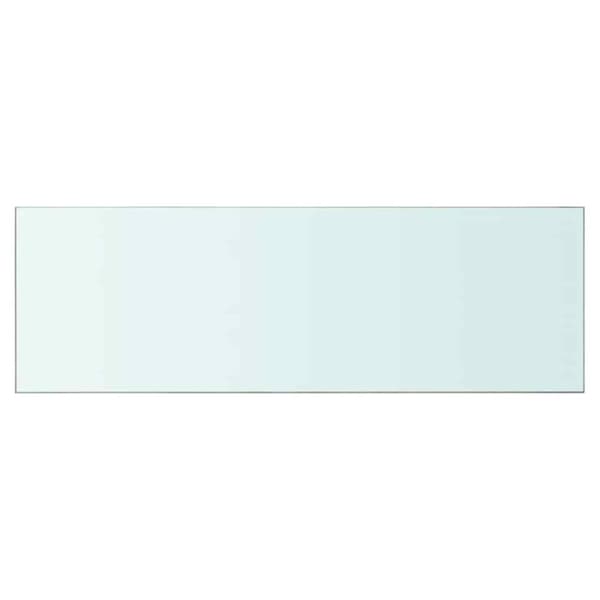 Hyllplan glas genomskinlig 90x30 cm