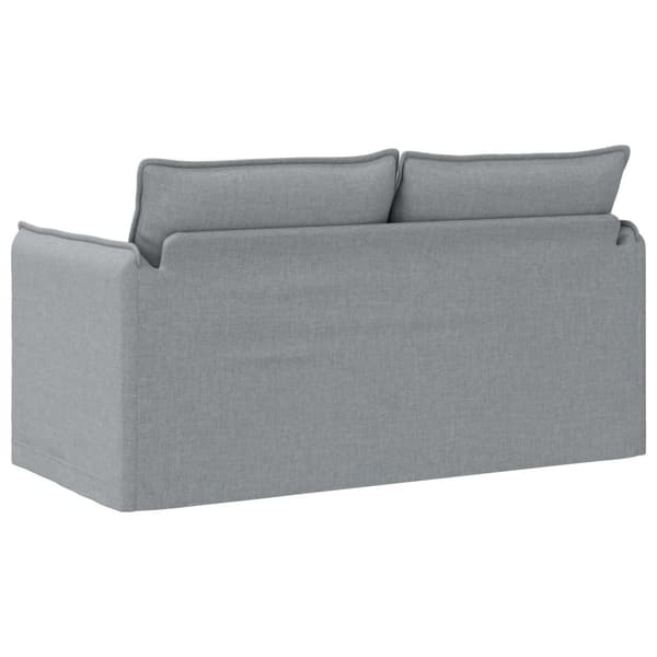 Soffa Ljusgrå 156 x 82 x 85 cm tyg