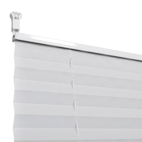 Plisségardin 70x100 cm vit