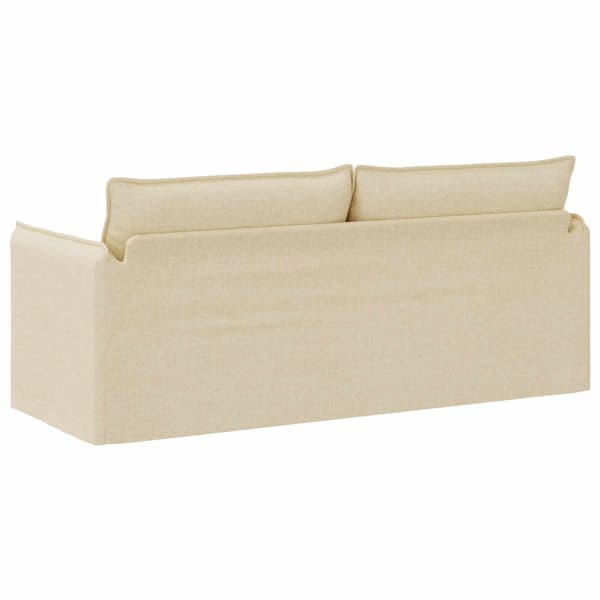 Soffa Kräm 196 x 82 x 85 cm tyg