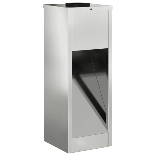 Solcell LED-vägbelysning 2 pcs Silver Galvaniserad