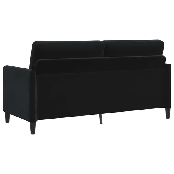 Soffgrupp med förvaring 2 st Svart Polyester