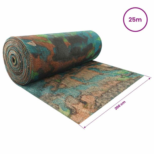 Juterrulle Kamouflage 200 x 2500 cm