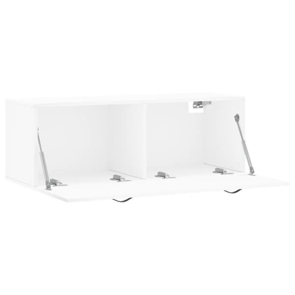 Väggskåp vit 100x36,5x35 cm konstruerat trä