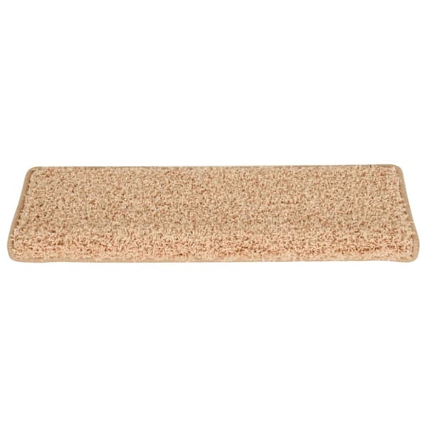 Trappmattor 15 st 65x21x4 cm guldfärgade rektangulära kanter