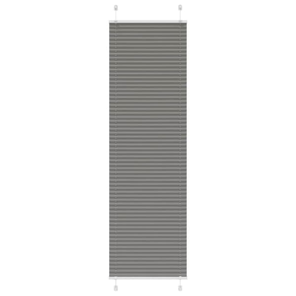 Plisserad persienn antracit 60x200cm tyg bredd 59,4cm polyester