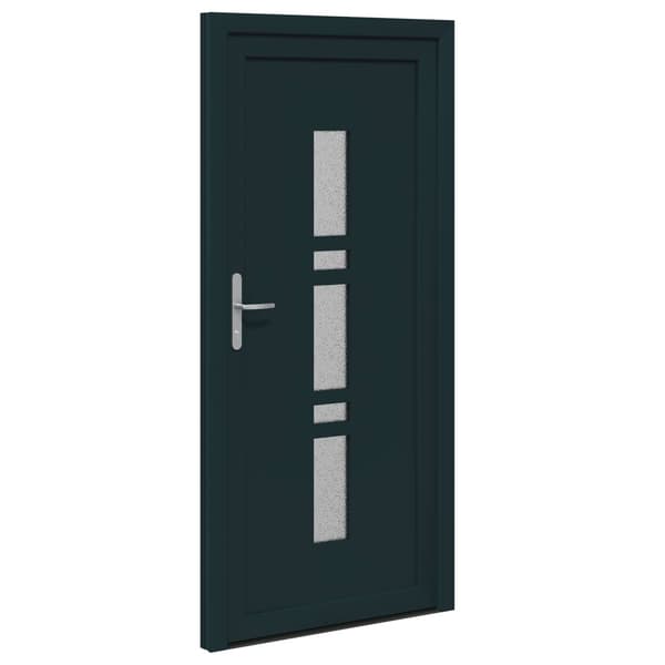 Framdörr Antracit 98 x 200 cm PVC