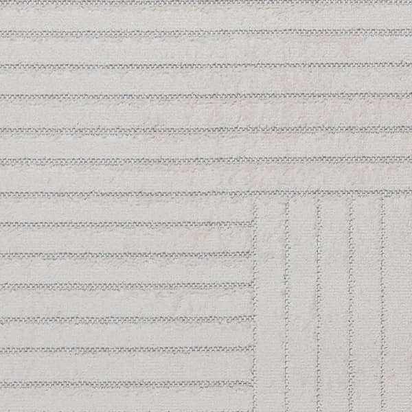 Områdesmattor Rektangulär PALMERAS Kräm 200 x 140 cm Polyester