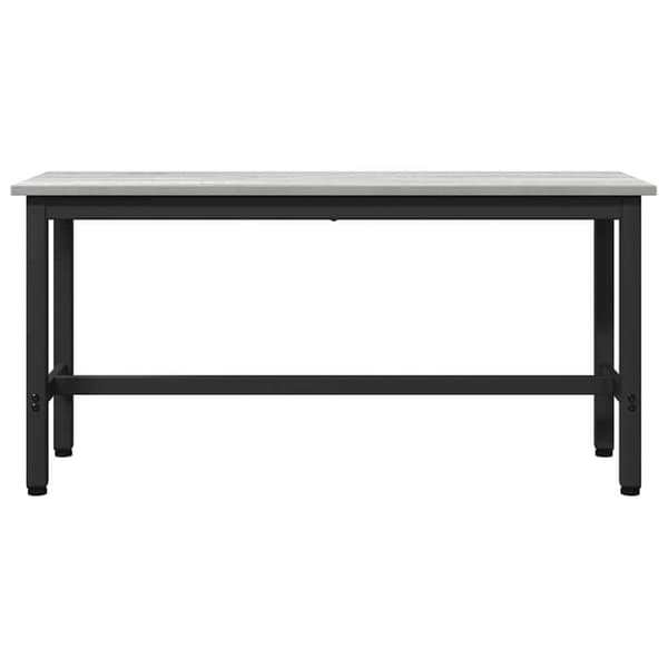 Matbänk 2 pcs Grå Sonoma 100 x 32,5 x 48,5 cm