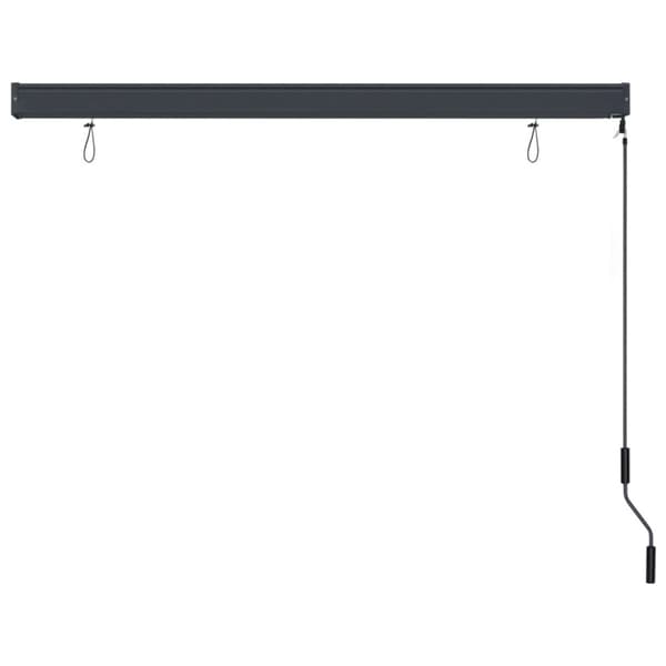 Rullgardin utomhus 160x250 cm antracit