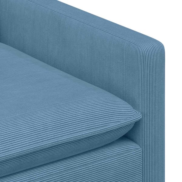 Soffa Blå 126 x 81 x 87,5 cm Tyg