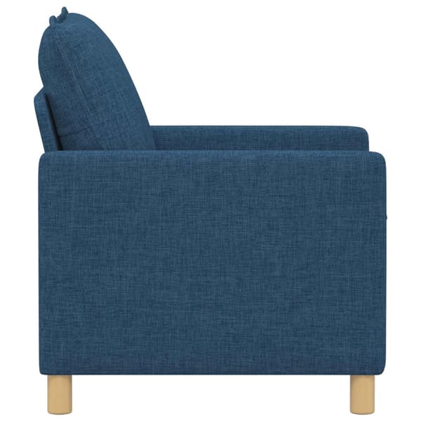 Soffa Blå Tyg