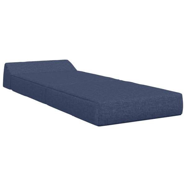 Fällbar Soffbed Blå 60 x 70 x 41 cm Tyg