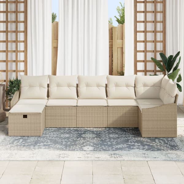 Soffset med kudde 7 pcs konstrotting