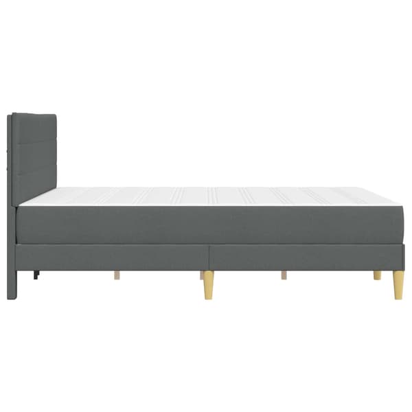 Sängram Mörkgrå 120 x 190 cm Polyester