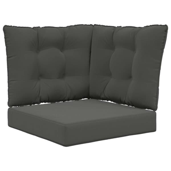 Utomhus Soffa Kudde 3 pcs Antracit Polyester