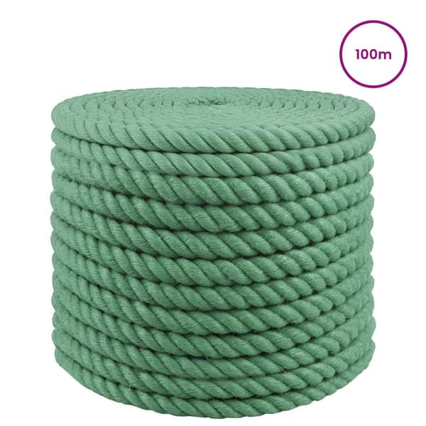 Juterep Grön 100% Tossa jute