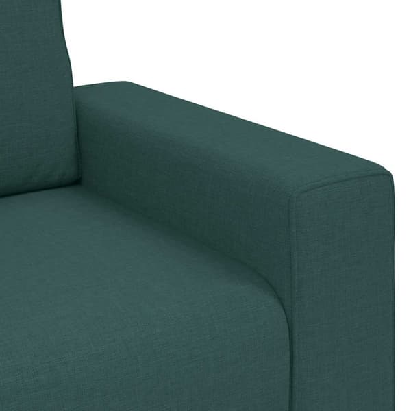 2-sitssoffa mörkgrön 160x77x82 cm tyg