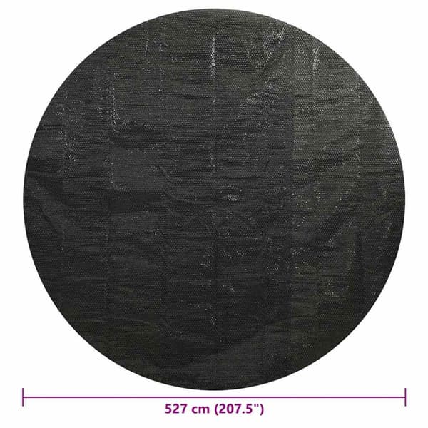 Poolskydd svart 527 cm PE