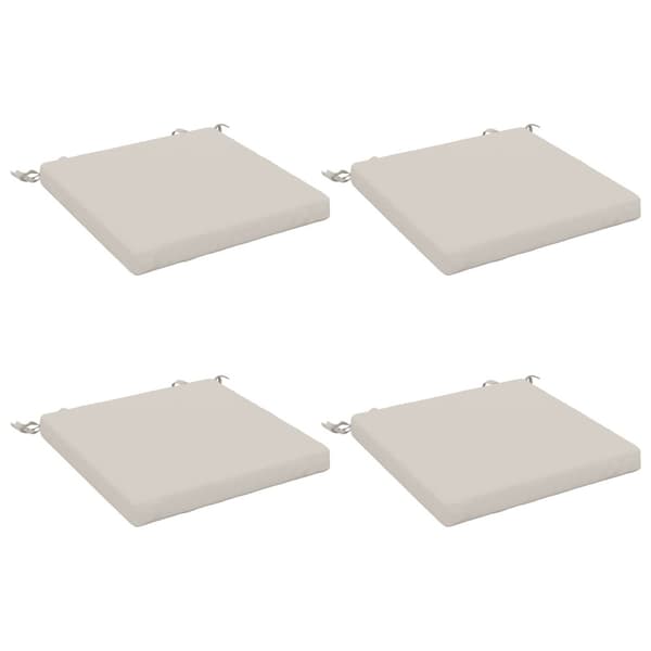 4-delade Sittdynor SOEST 4 st 100% Polyester Vit 45 x 45 x 5 cm