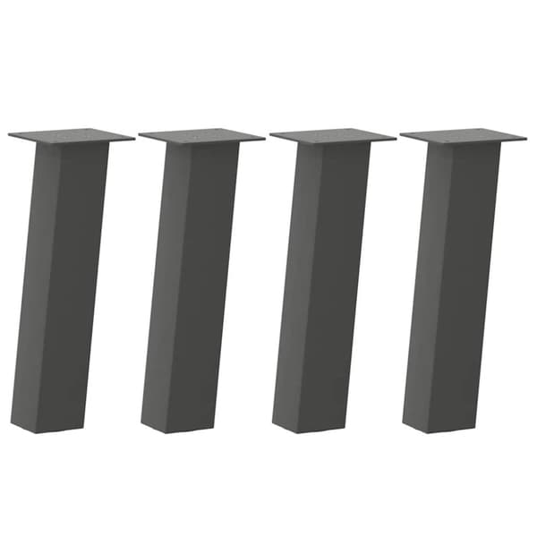 Soffbordsben 4 st antracit 42 cm stål