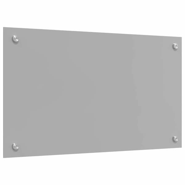 Köksskydd 2 pcs Ljusgrå 70 x 40 cm härdat glas