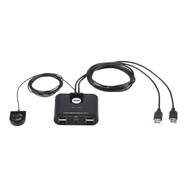 ATEN US224 2-Port USB Peripheral Sharing Device - USB-växel