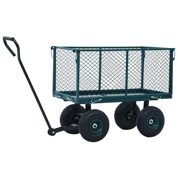 Trädgårdsvagn grön 350 kg