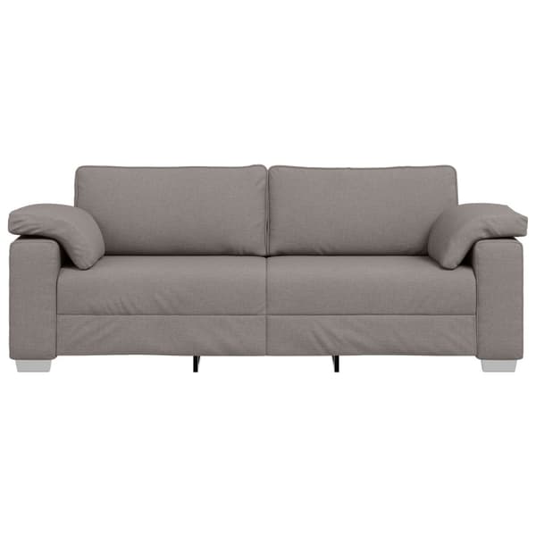 3-Sits soffa Taupe 220 cm tyg