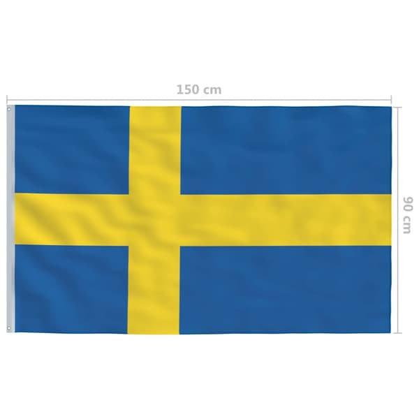 Sveriges flagga 90x150 cm