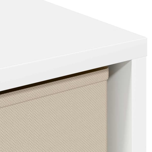 Sideboard med låda Vit 35 x 32 x 99,5 cm