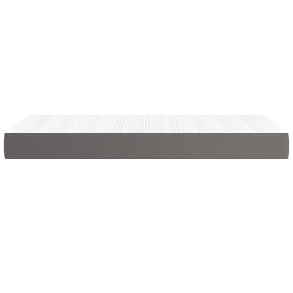 Pocketresårmadrass medium grå 100x200x20 cm konstläder