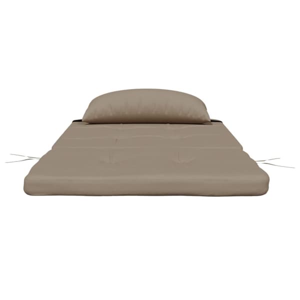 Solstolsdynor 2 st taupe oxfordtyg