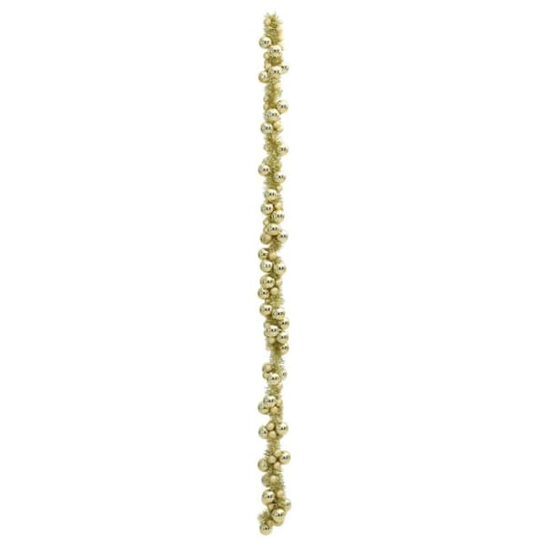 Julkulagirland Guld 186 cm Polystyren