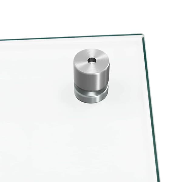 Köksskydd 2 pcs Transparent 100 x 50 cm härdat glas
