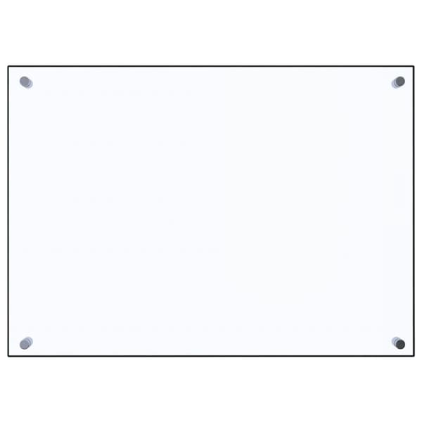 Stänkskydd transparent 70x50 cm härdat glas