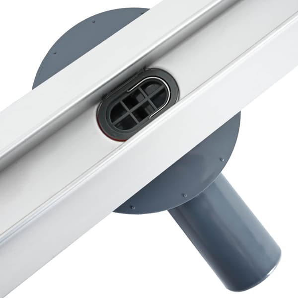 360° Duschavlopp med smal modell Silver 100 cm