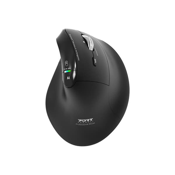PORT - mus - 2.4 GHz, Bluetooth - svart