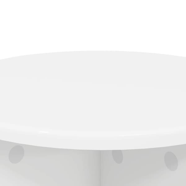 Växtställ 2 pcs Vit Ø40 x 40 cm Konstruerat trä