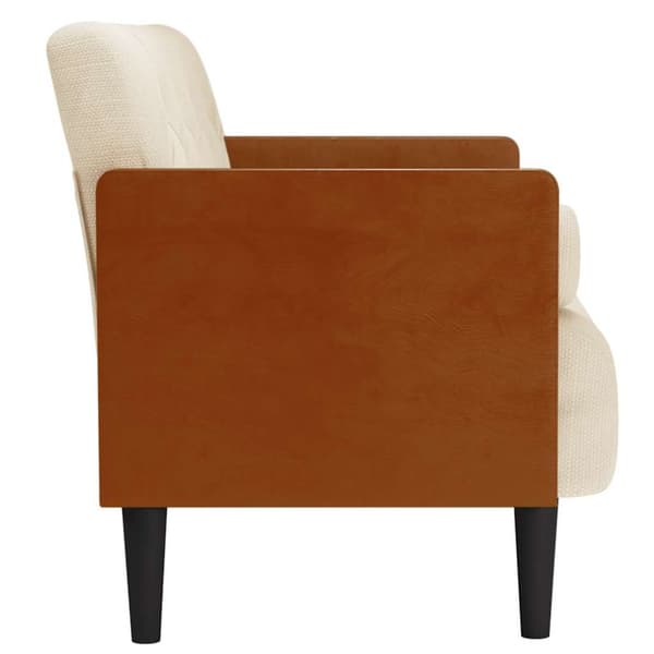 Loveseat soffa med dynor 110 cm linne