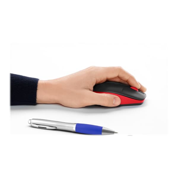 Logitech M190 - mus - röd