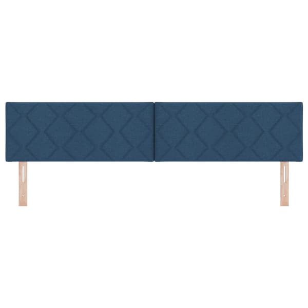 Huvudgavel Blå 200 cm tyg
