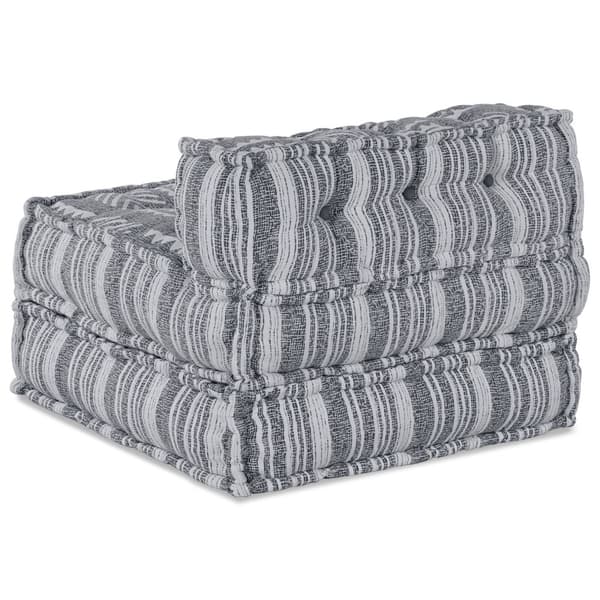Modulsofa enhet Grå Tryck 70 x 70 x 56 cm Tyg